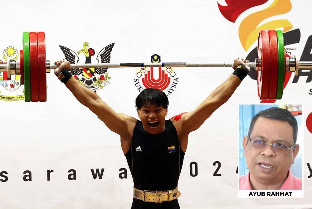 Hafizuddin antara atlet angkat berat lelaki menyerlah dalam temasya Sukma Sarawak 2024 yang berakhir Sabtu lalu.