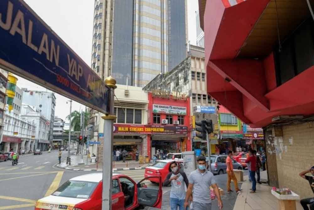 Jalan Yap Ah Loy. Gambar fail Bernama