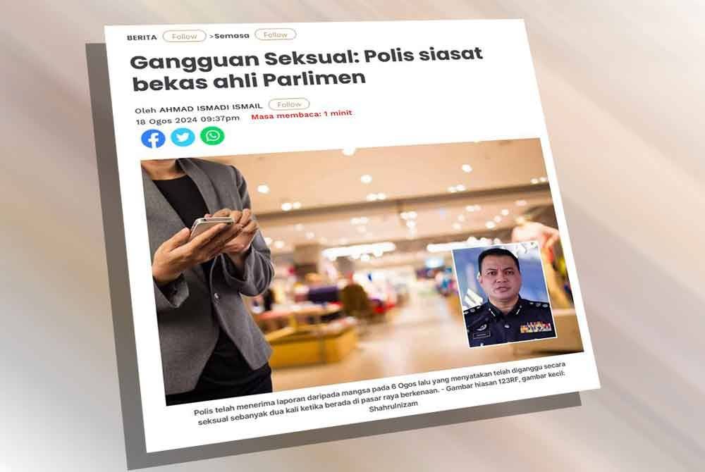 Laporan Sinar Harian berhubung kes berkenaan.