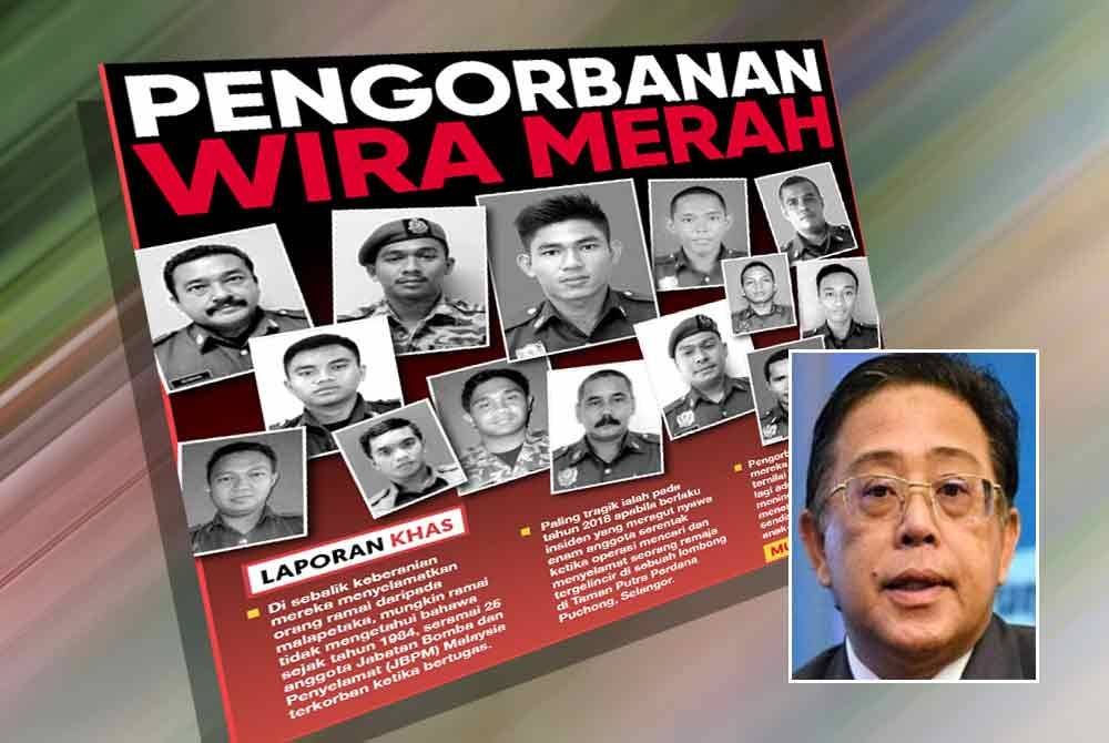 Laporan muka depan Sinar Harian pada Isnin. Gambar kecil: Azih