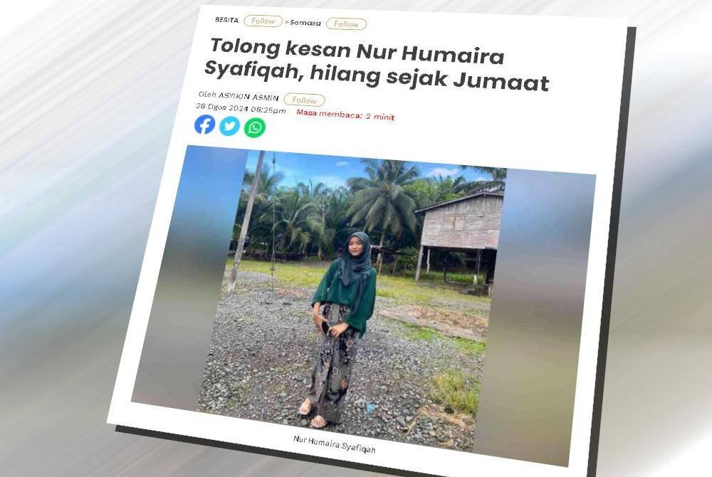 Laporan Sinar Harian.