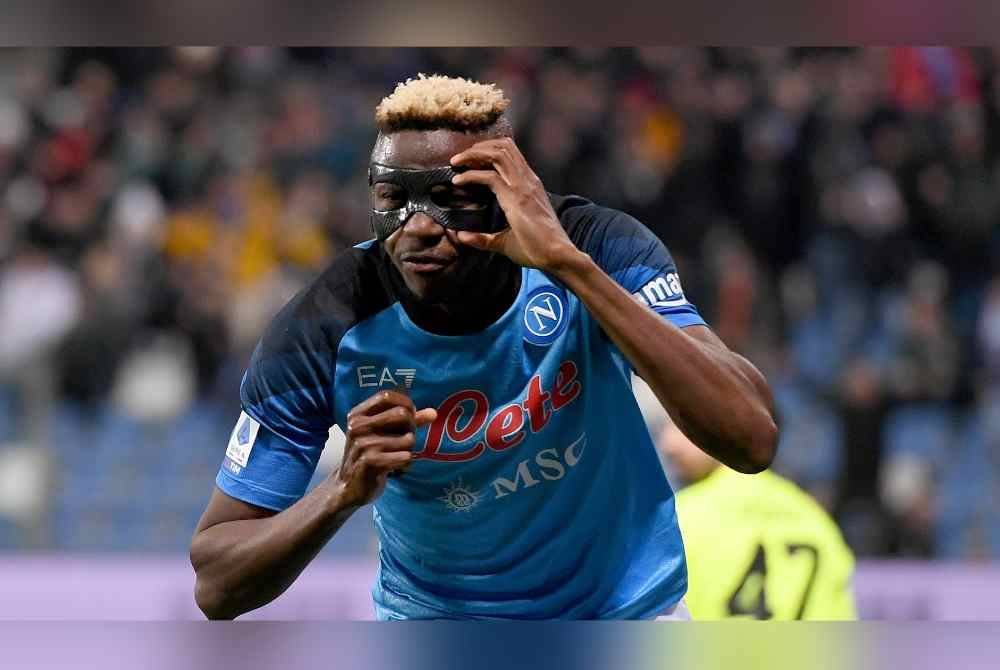 Penyerang Napoli, Victor Osimhen turut dikaitkan dengan Chelsea dan Arsenal sepanjang jendela perpindahan musim panas 2024. Foto Agensi