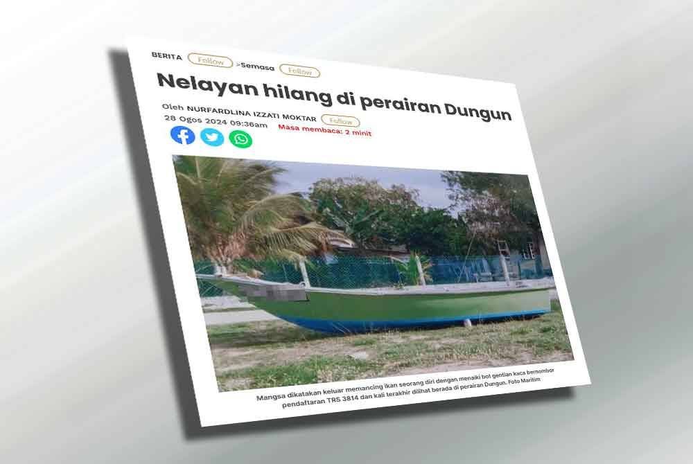 Laporan Sinar Harian.