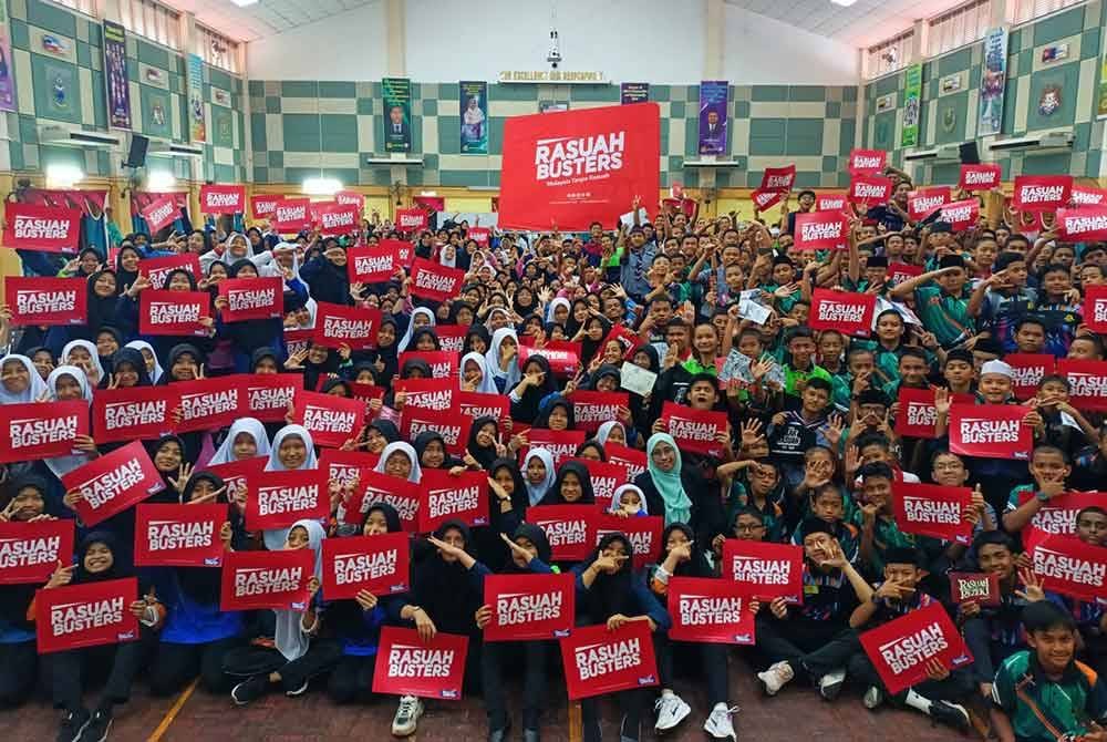 Program Jelajah Antirasuah di Maktab Rendah Sains Mara (MRSM) Gerik disambut meriah hampir 600 pelajar dan guru.