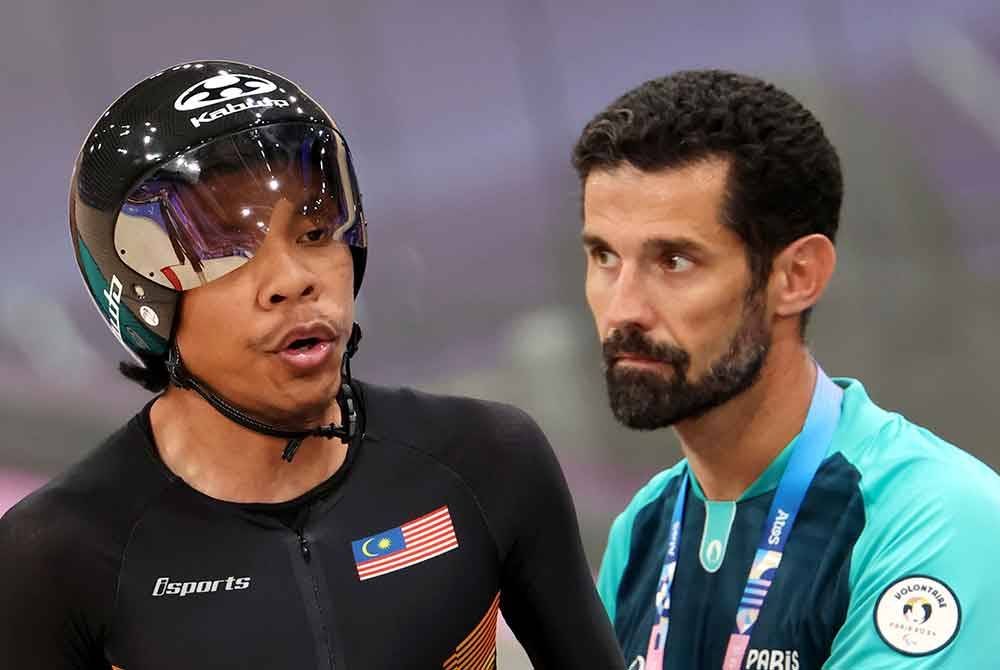 Atlet Basikal Paralimpik Malaysia acara kejar mengejar 3,000 M Individu lelaki C1 (kecacatan fizikal) Mohamad Yusof Hafizi Sharuddin menduduki tempat Kelima pada Sukan Paralimpik Paris 2024 hari ini. Foto Bernama