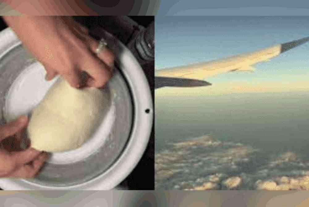 Pempengaruh tersebut turut menunjukkan cara membuat roti tersebut. Foto Agensi