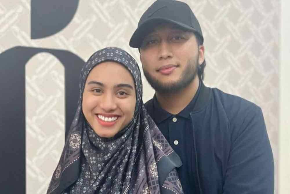 Aisyah Hijanah bersama Alif Teega.