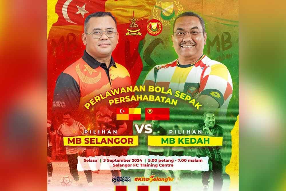 Pertembungan antara pilihan Menteri Besar Selangor, Datuk Seri Amirudin Shari dan pilihan Menteri Besar Kedah, Datuk Seri Muhammad Sanusi Md Nor akan diadakan di Pusat Latihan Selangor FA, di sini.