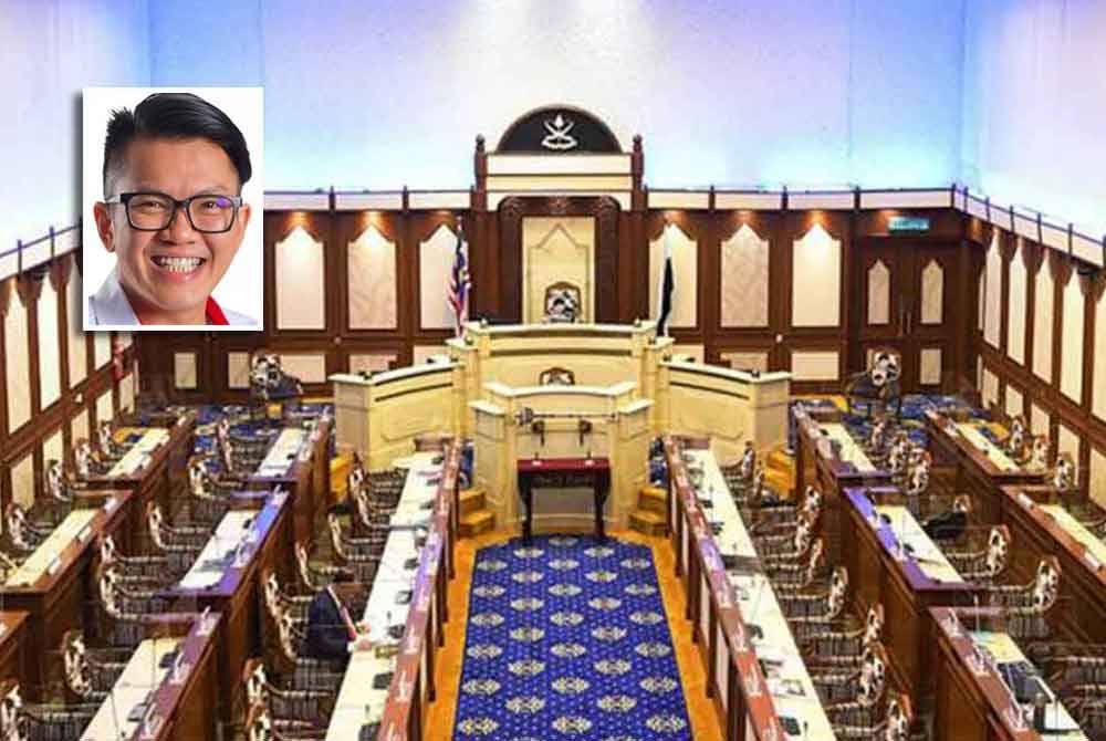 Siaran langsung Sidang DUN Pahang akan disiarkan melalui akaun Facebook rasmi Dewan Negeri Pahang. Gambar kecil: Lee Chin Chen