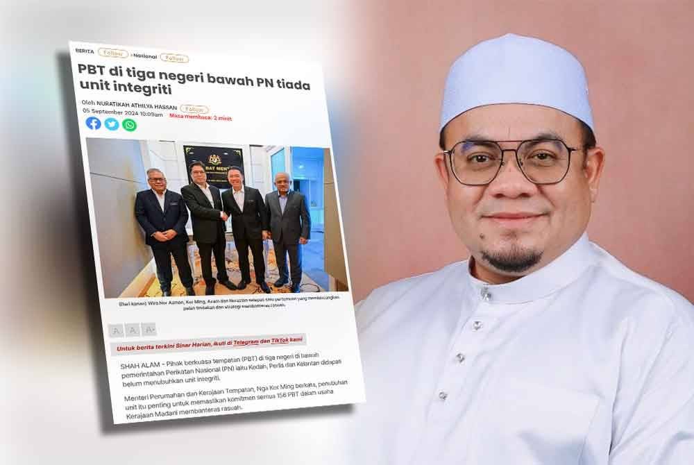 Hilmi menjelaskan PBT di Kelantan sudah mempunyai seorang pegawai integriti yang dilantik sebagai Urusetia Jawatankuasa Anti Rasuah.