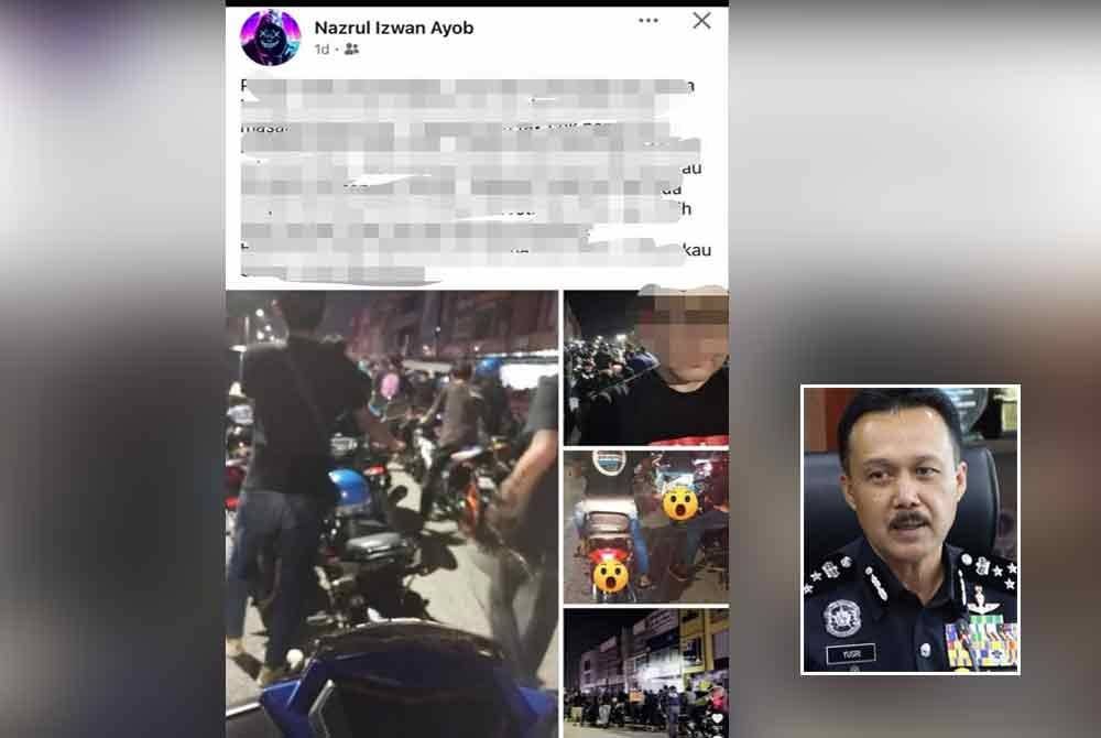 Tangkap layar kenyataan yang dimuat naik individu bernama Nazrul Izwan Ayob tular di media sosial Facebook. Gambar kecil: Mohd Yusri