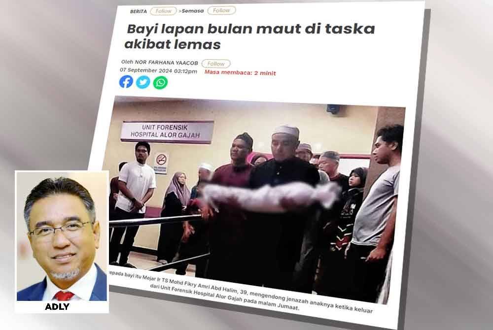 Laporan Sinar Harian pada Sabtu.