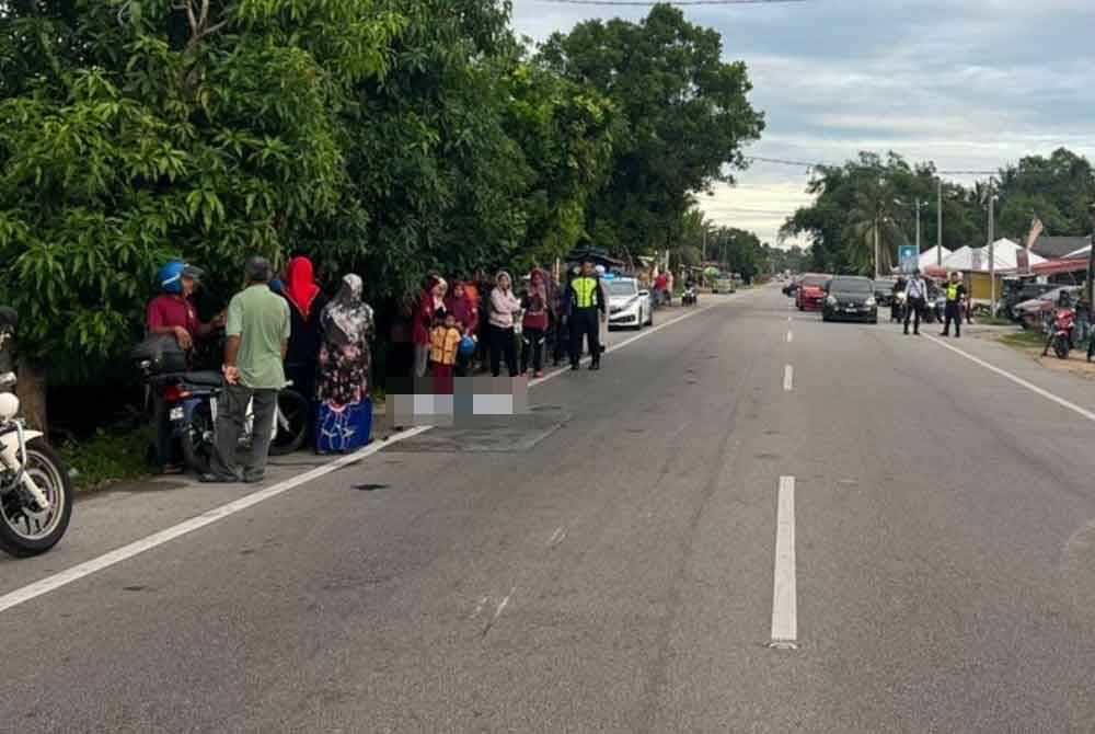 Mangsa meninggal dunia di lokasi kejadian selepas terjatuh dan tidak sedarkan diri.