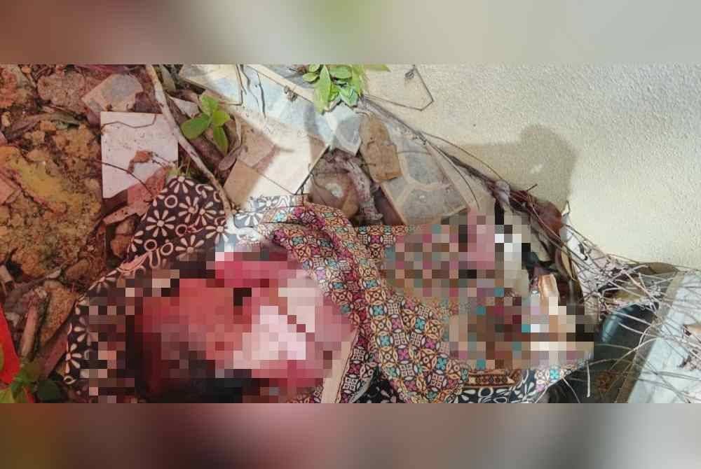 Seorang penduduk dikejutkan dengan penemuan bayi lelaki yang cukup sifat, masih bertali pusat dan bernyawa di belakang rumahnya di Kampung Sungai Bedal, Machang pada Ahad. Foto pembaca