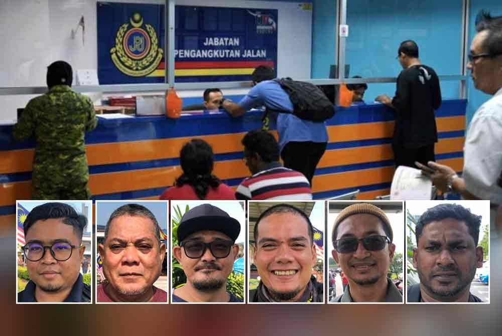 Perkhidmatan kaunter JPJ lebih sistematik. Gambar hiasan. Gambar kecil dari kiri: Izulhelmi, Ahmad Termizi, Mohd Dzulkarnain, Dzul Efendy, Khairol Anuar, Andy