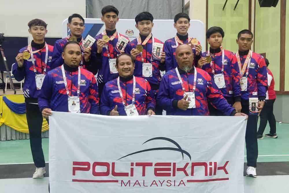 Politeknik Malaysia B menewaskan UPM B dalam acara regu sepak takraw SUKIPT 2024 dengan keputusan 15-13, 15-13 pada final.