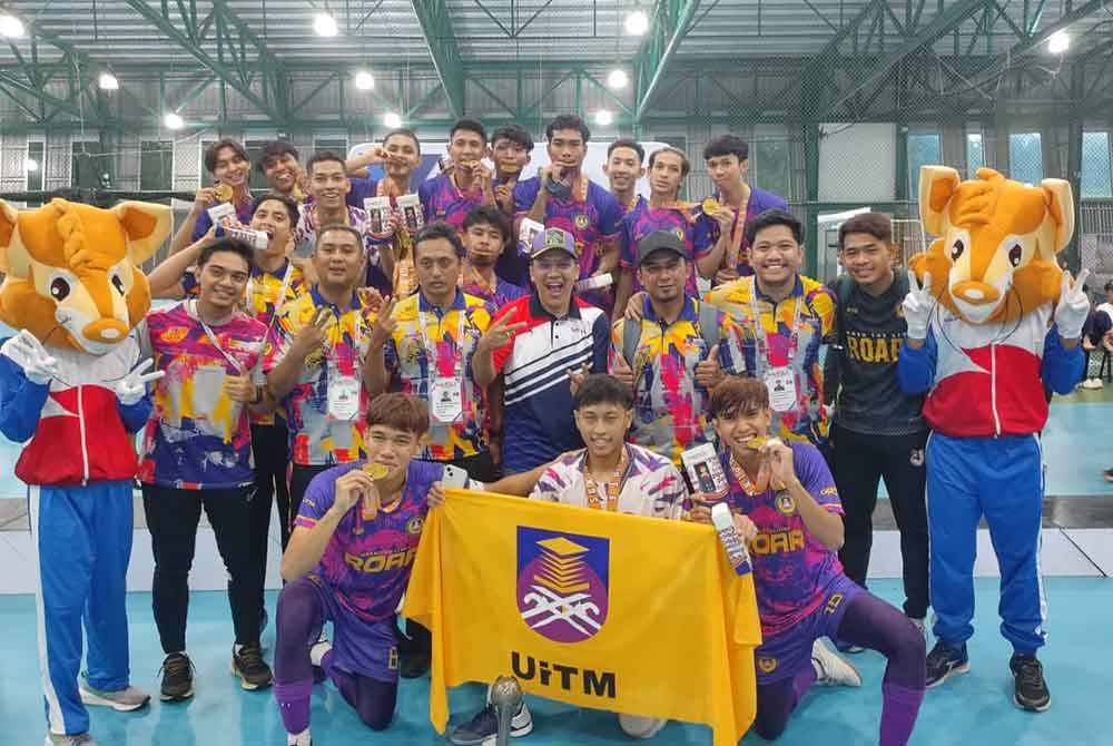 UiTM menewaskan UPSI 5-0 pada final futsal SUKIPT UUM 2024.