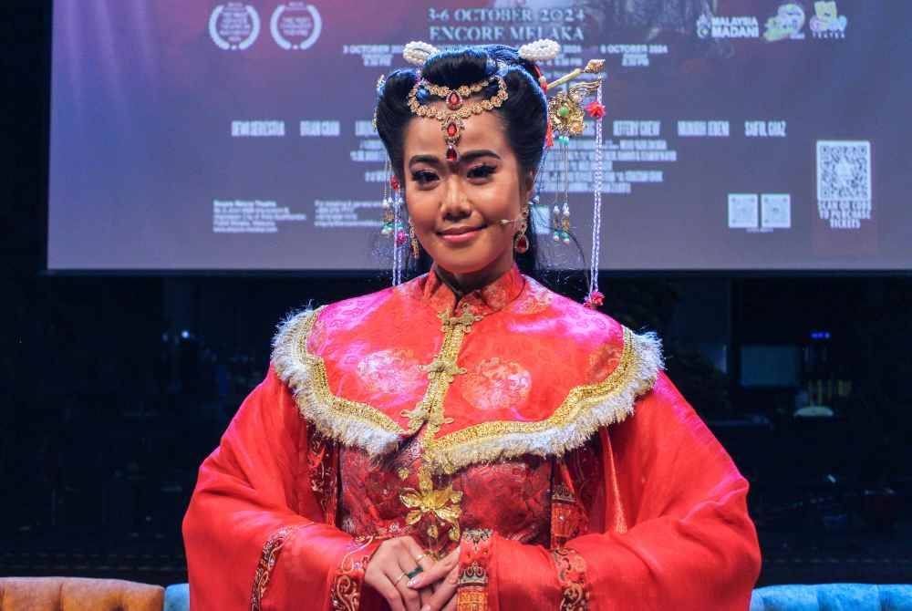 Dewi Liana ditemui selepas sidang media Teater Muzikal Puteri Hang Li Po di Istana Budaya baru-baru ini. Foto Bernama