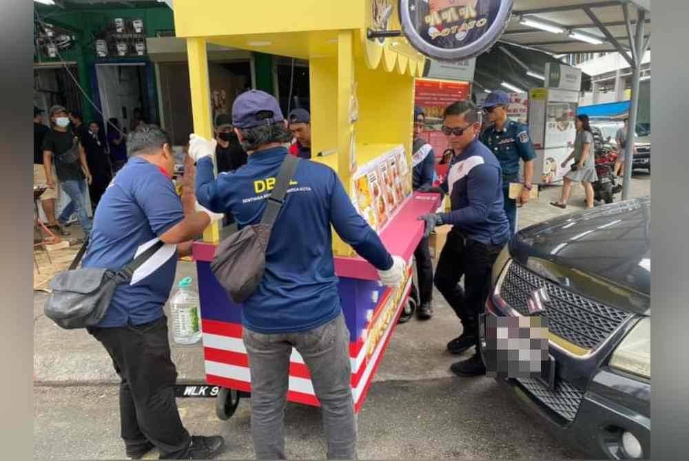 Barangan dan peralatan yang disita dihantar ke Stor Sitaan DBKL Jalan Lombong, Taman Miharja Cheras untuk dokumentasi dan tindakan selanjutnya.