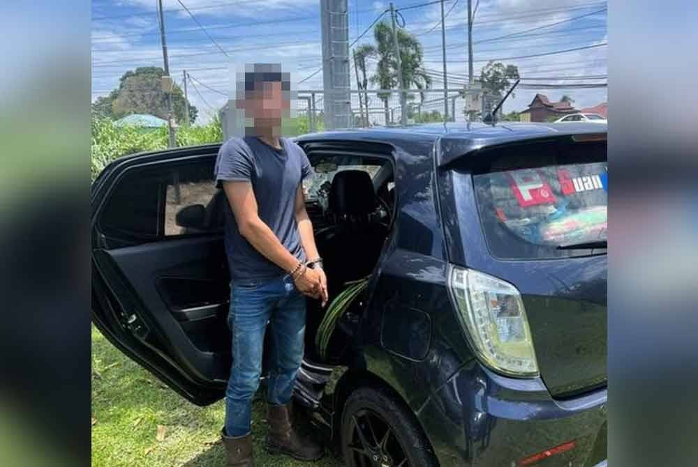 Tular gambar suspek disyaki terlibat dalam kes kecurian kabel elektrik di Merlimau berjaya dicekup polis pada Khamis.