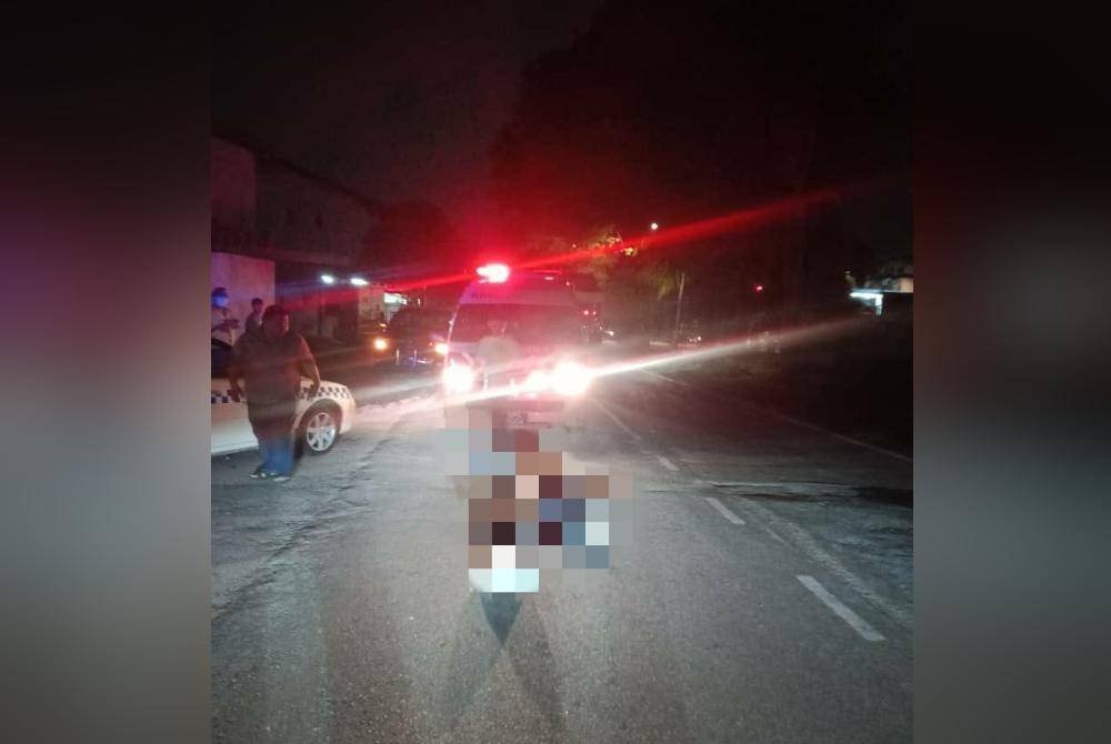 Polis giat mengesan suspek yang terlibat dalam insiden langgar lari tersebut. Foto IPD Johor Bahru Selatan