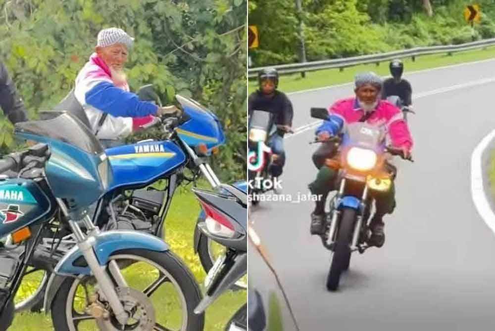 Paksu Tomoi dalam perjalanan menyertai program RXZ Members 6.0 pada Jumaat. Warga emas tersebut dikenali sebagai Paksu Tomoi. Kredit foto: Shazana Jafar