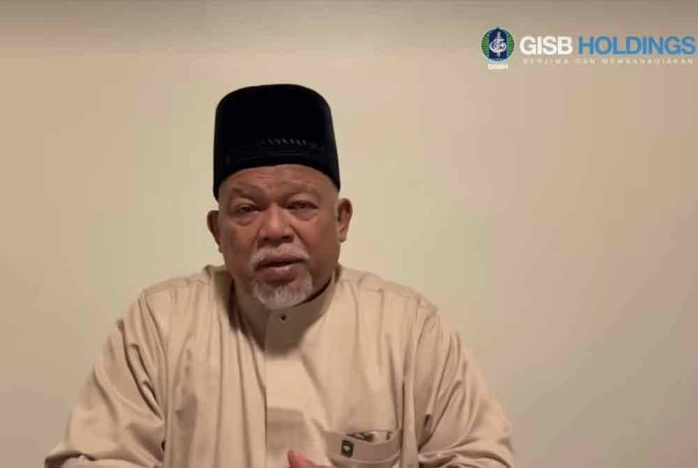 Tangkap layar Nasiruddin dalam video di Facebook pada Sabtu.