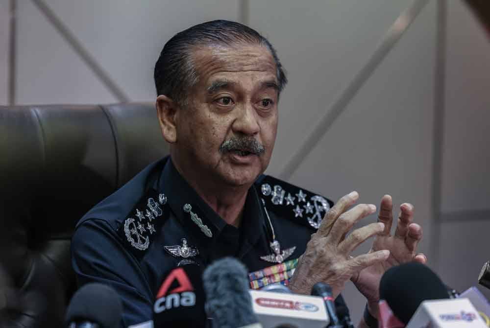 Ketua Polis Negara, Tan Sri Razarudin Husain. Foto Bernama