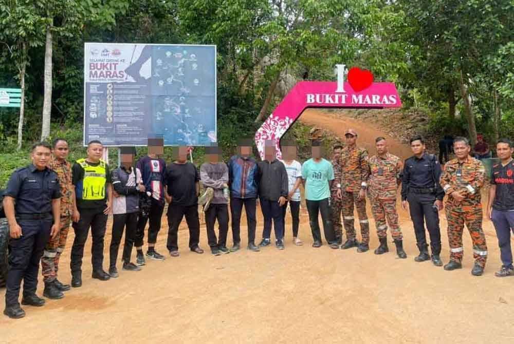 Tujuh remaja yang dilaporkan sesat ketika mendaki Bukit Maras di sini pagi tadi ditemukan dalam keadaan selamat.