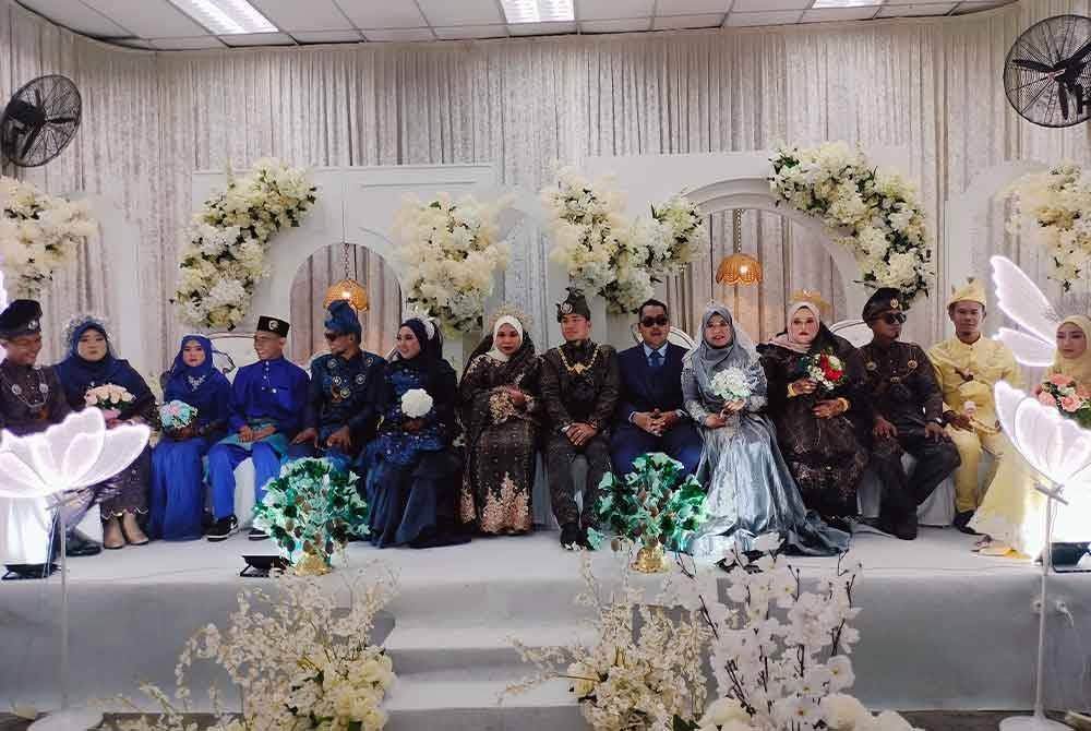 Tarikh 16 September menjadi momen terindah buat tujuh pasangan pengantin di DUN Mahkota.