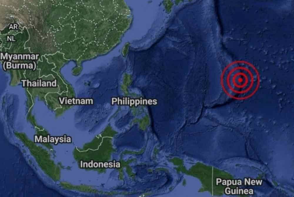 Gempa bumi kuat berukuran 6.3 pada skala Richter melanda Rantau Kepulauan Mariana.