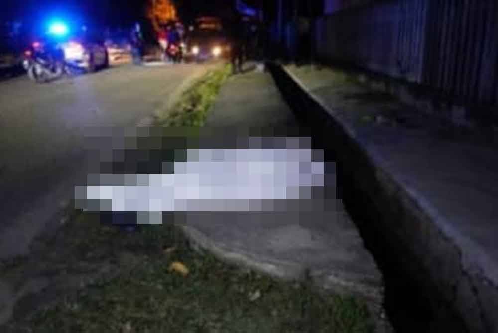 Mangsa maut selepas ditetak jirannya dalam kejadian di Jalan Lingkudau di sini pada malam Khamis.