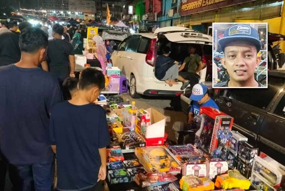 Antara peniaga yang mengambil bahagian di CBS Temerloh. Gambar kecil: Khairul Najmi