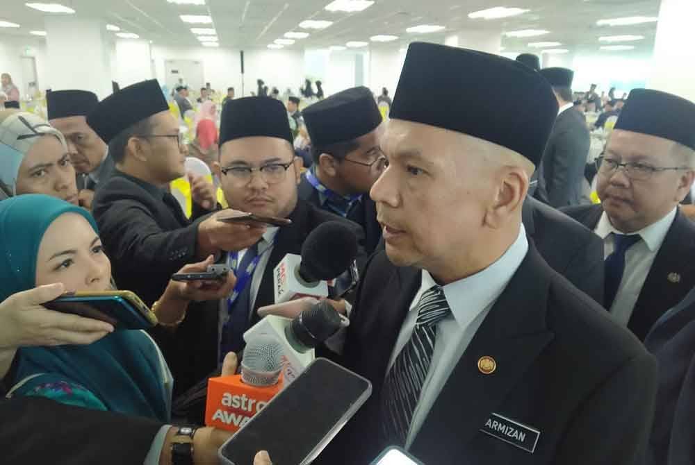 Armizan ketika menjawab pertanyaan media selepas Majlis Perasmian Menara SSM Perak, pada Selasa.