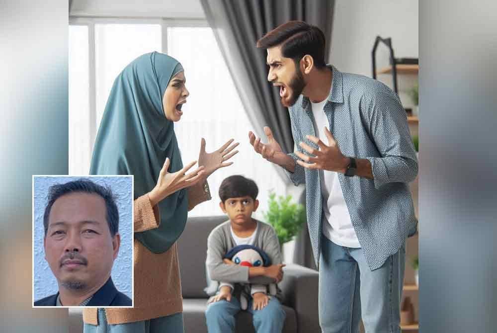 Banyak kes bapa culas membayar nafkah atas alasan mereka dinafikan hak melawat anak-anak oleh bekas isteri. Gambar kecil: Fazru Anuar