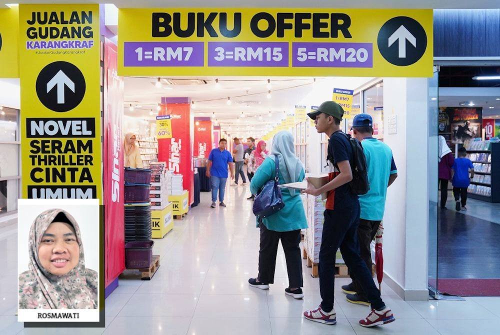 Buku Cerita Sebelum Bercerai boleh didapati di Jualan Gudang Karangkraf 2024 yang akan berlangsung dari 27 September hingga 6 Oktober ini. (Gambar kecil: Rosmawati)