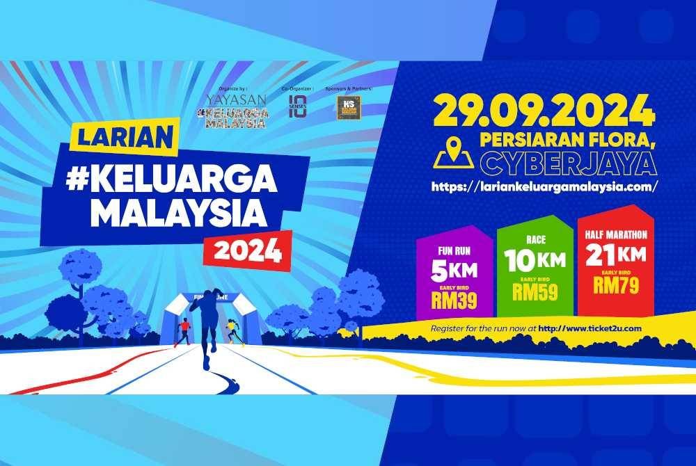 Larian Keluarga Malaysia (LKM) 2024 berlangsung pada Ahad bersamaan 29 September 2024.