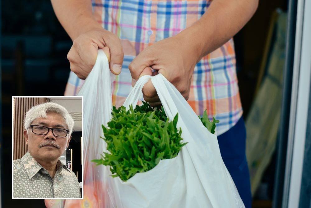 Pihak berkaitan perlu memperluas penguatkuasaan larangan penggunaan beg plastik sekali guna, botol, polistirena serta penyedut minuman kepada penjaja dan peniaga pasar malam. Foto 123rf (Gambar kecil: Ahmad)