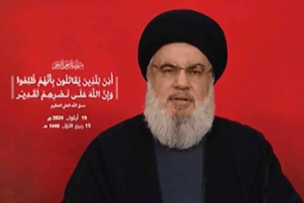 Hassan Nasrallah terkorban dalam serangan Israel ke atas Beirut.