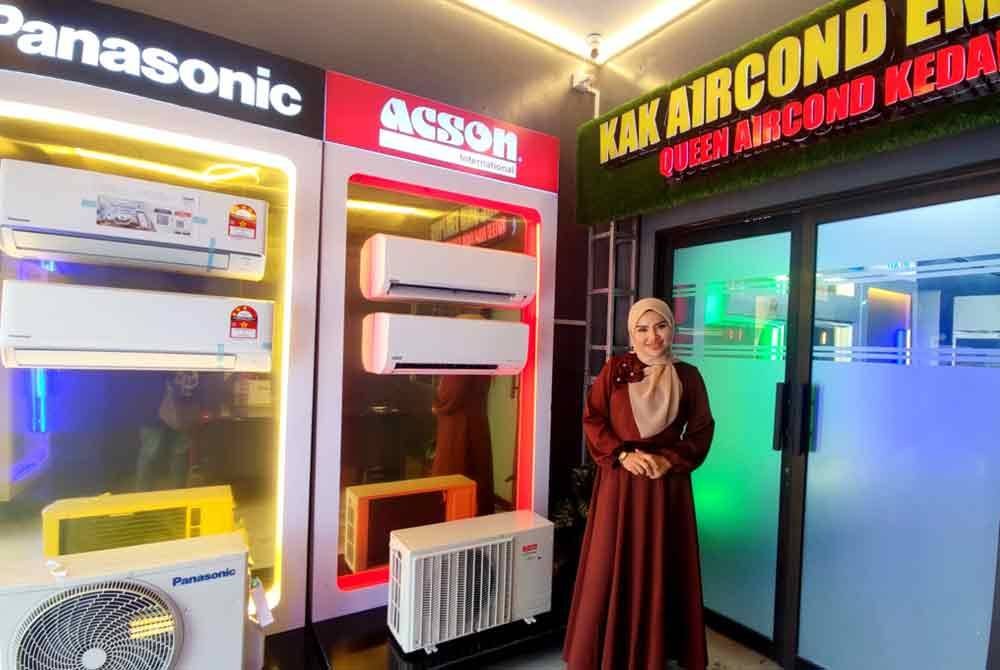 Maizatul Shahida bangkit semula hingga mampu memiliki perniagaan Kak Aircond Empire.