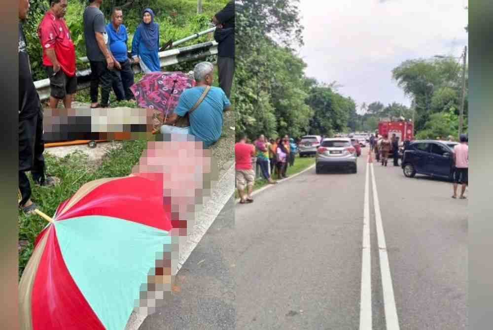 Perjalanan pulang empat beranak berakhir dengan tragedi apabila dua daripadanya maut selepas terlibat nahas sebuah kenderaan merempuh tembok jambatan di Kilometer 21 Jalan Kuala Pilah-Tampin pada Ahad.