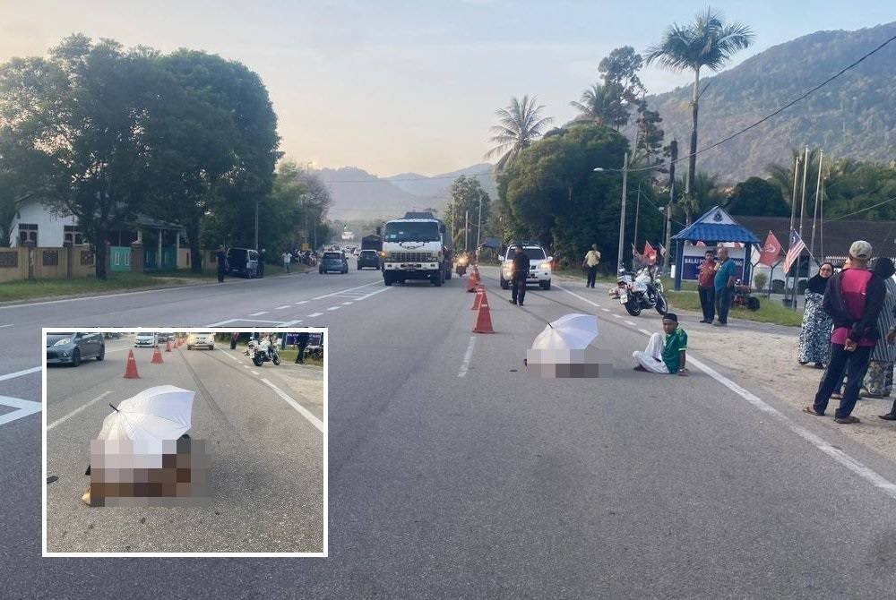 Seorang pesara maut dipercayai dirempuh sebuah kereta semasa melintas jalan pulang dari surau dalam kejadian di Kilometer 50.8 Jalan Kota Bharu-Kuala Terengganu berhadapan Balai Polis Bukit Yong, Pasir Puteh pada Selasa.