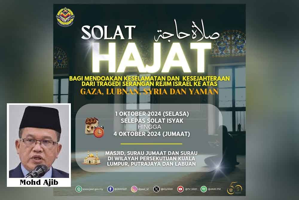 Inisiatif berterusan Jawi mendoakan kesejahteraan negara Islam yang diuji dengan peperangan.