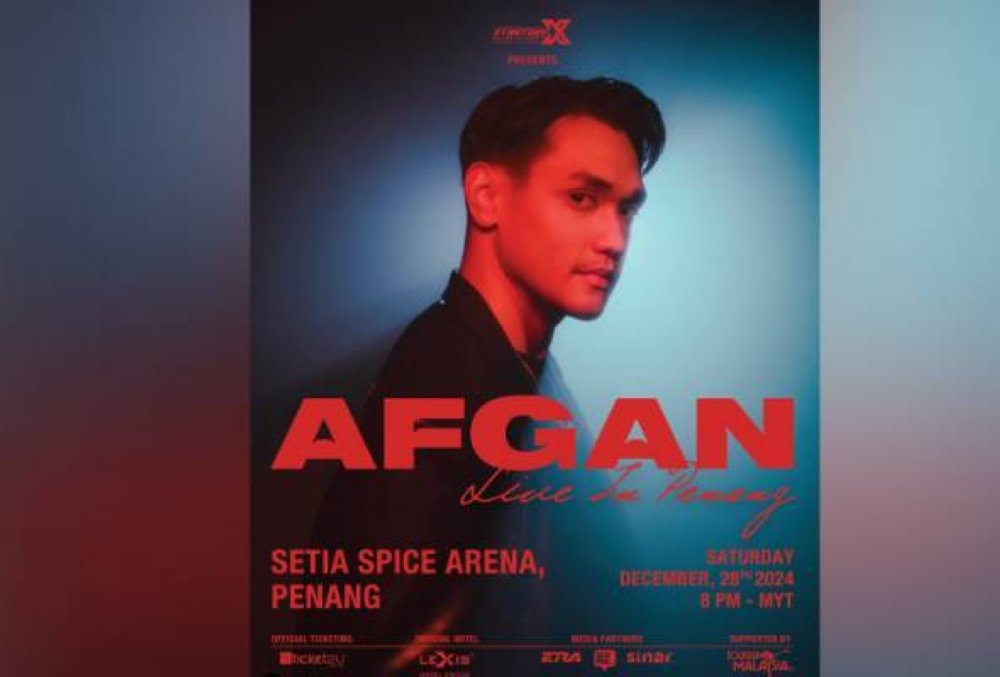 Konsert solo terbesar Afgan di Malaysia akan diadakan di Setia Spice Arena, Pulau Pinang pada 28 Disember ini.