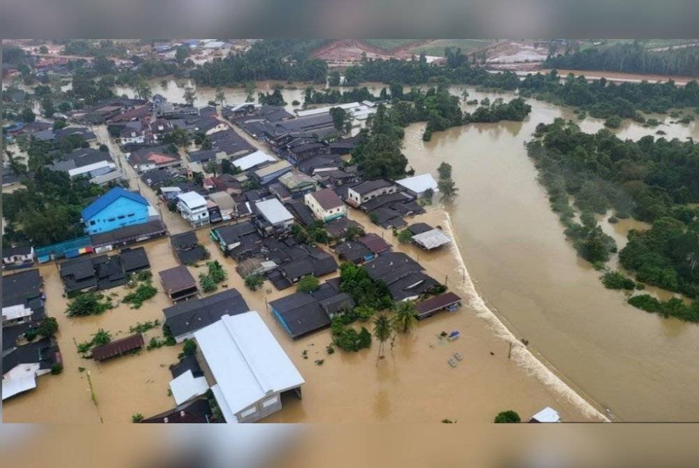 Mengikut jangkaan setiap 10 sekali Kelantan akan dilanda banjir besar sepertimana tahun 2014 lalu. Gambar fail Bernama