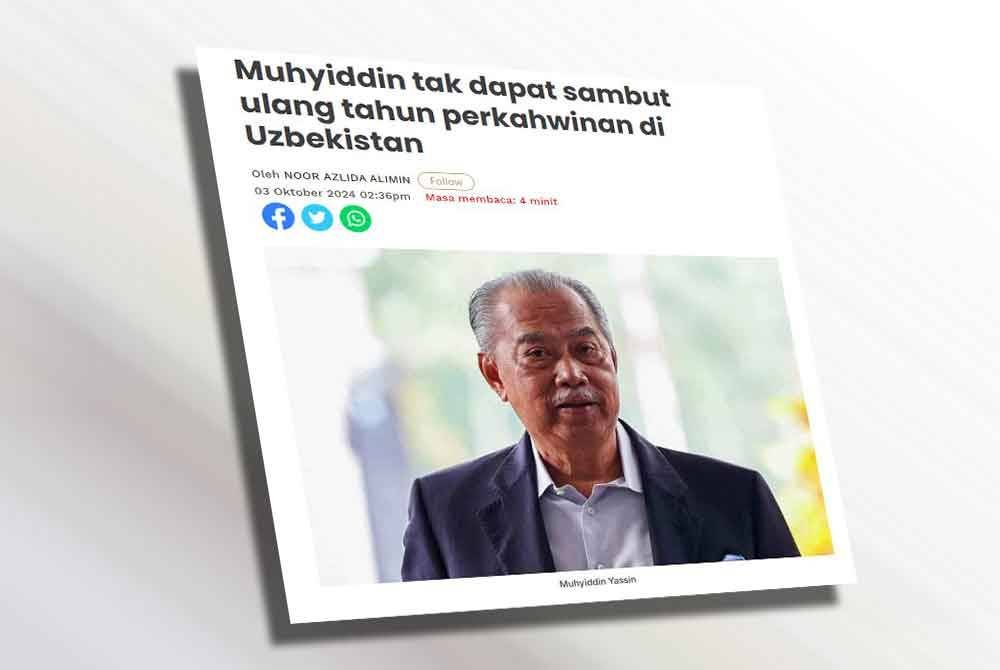 Laporan Sinar Harian pada Khamis.