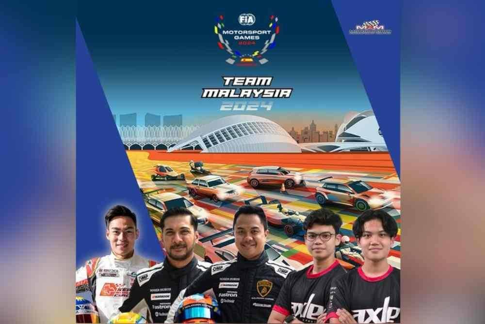 Jazeman (tengah) menjadi sandaran utama pasukan negara pada Sukan Permotoran FIA 2024 di Litar Ricardo Tormo, Valencia, Sepanyol pada 23-27 Oktober ini. Foto FB MAM