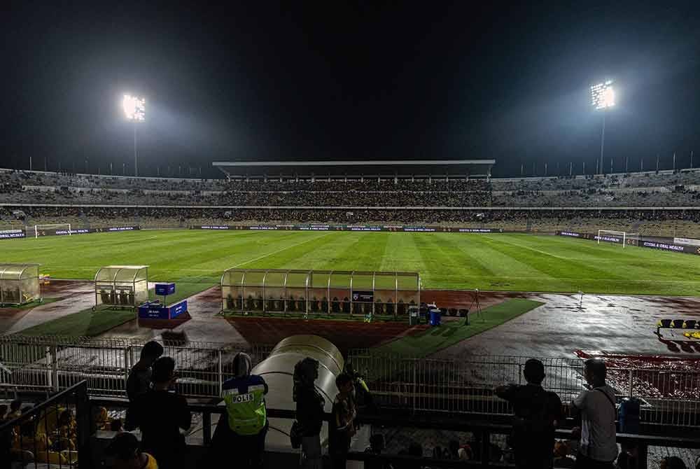 Keadaan Stadium Perak, venue perlawanan Liga Super, Perak menentang JDT pada Sabtu. Foto: Bernama