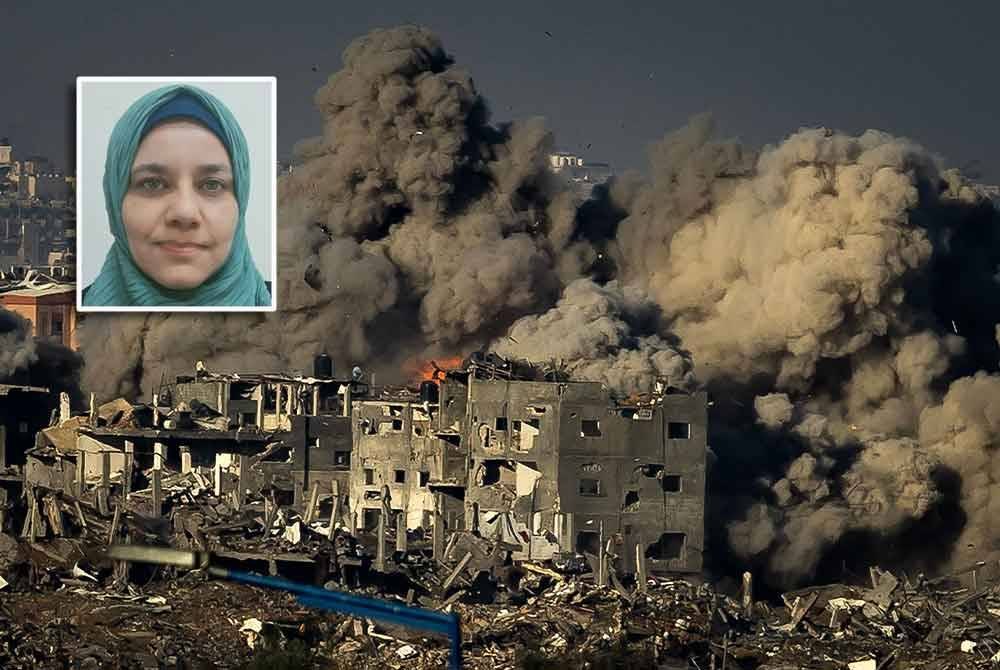 Serangan Israel terhadap Palestin tidak nampak tanda-tanda akan berakhir. Gambar kecil: Suad