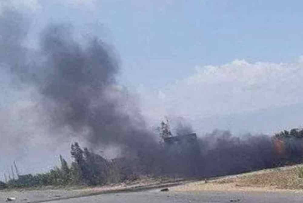 Faktor menyebabkan serangan itu masih tidak diketahui, kerana kilang berkenaan kosong. Foto Agensi.